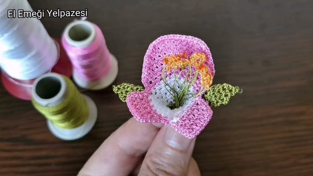İğneden Tığa Çevrilen Aslanağzı Çiçeği Yapımı Videolu Anlatım